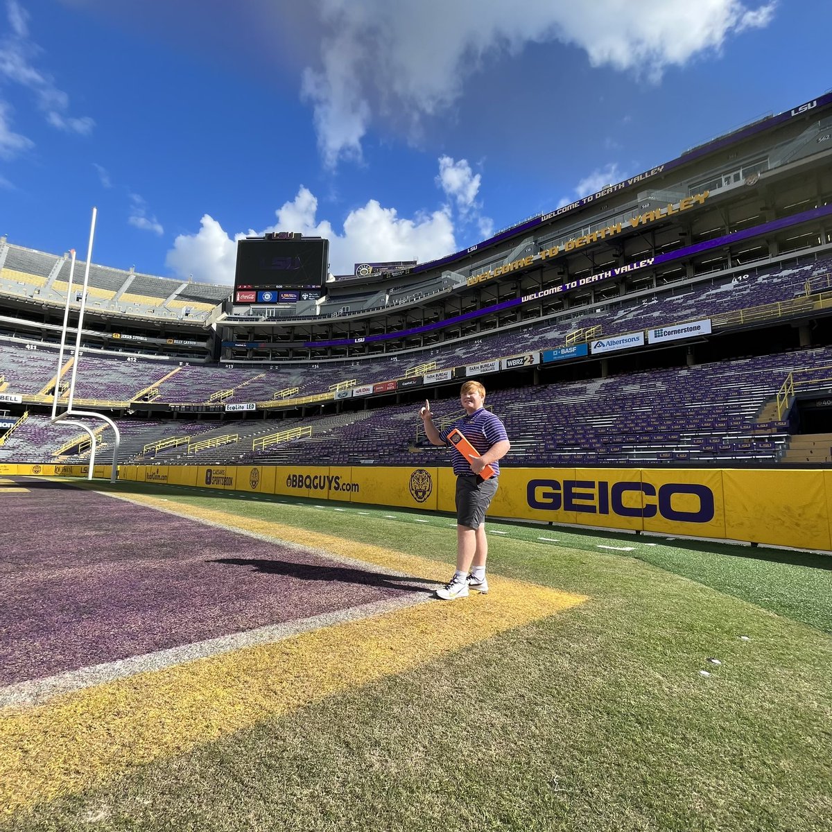 LSU Football tweet media