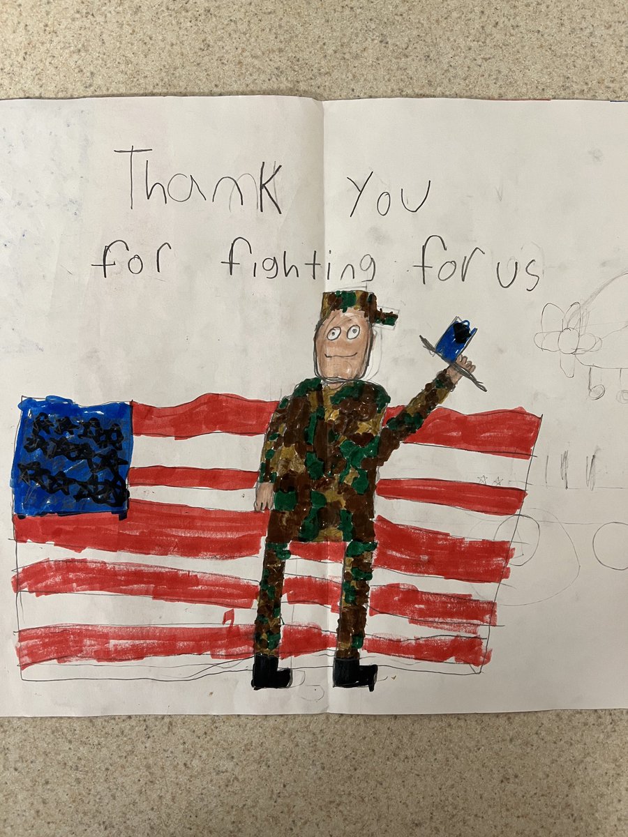 West District Tigers are hard at work creating ways to honor our veterans.  We look forward yo celebrating our veterans later this week.#FPSLeadingtheway