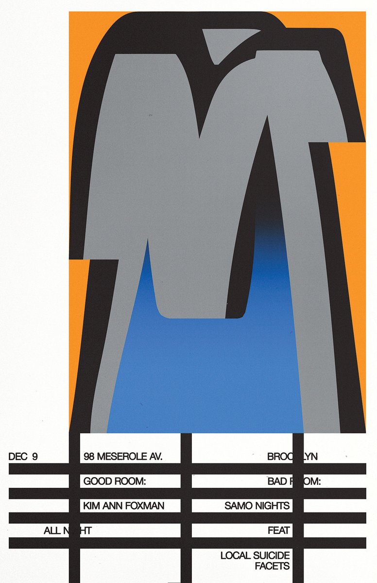 GoodRoomBK's tweet image. Good Room favorite @KimAnnFoxman steps back in the booth on December 9 to take us on a journey through the rave in an all night set. While she's in the main room, Brooklyn label @SamoRecords takes over the Bad Room with @LocalSuicide  &amp;amp; @facets_.

Tix - ra.co/events/1614263