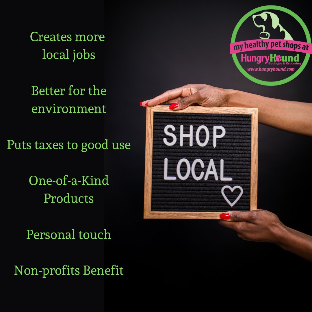 HungryHoundIN's tweet photo. There's a lot of reasons you should #ShopLocal on #SmallBusinessSaturday!
It Creates More Jobs
It Reduces Environmental Impact
Taxes Stay Local
One-of-a-Kind Products
You Get a Personal Touch
Non-Profits Benefit https://t.co/4gkXwq2jLL