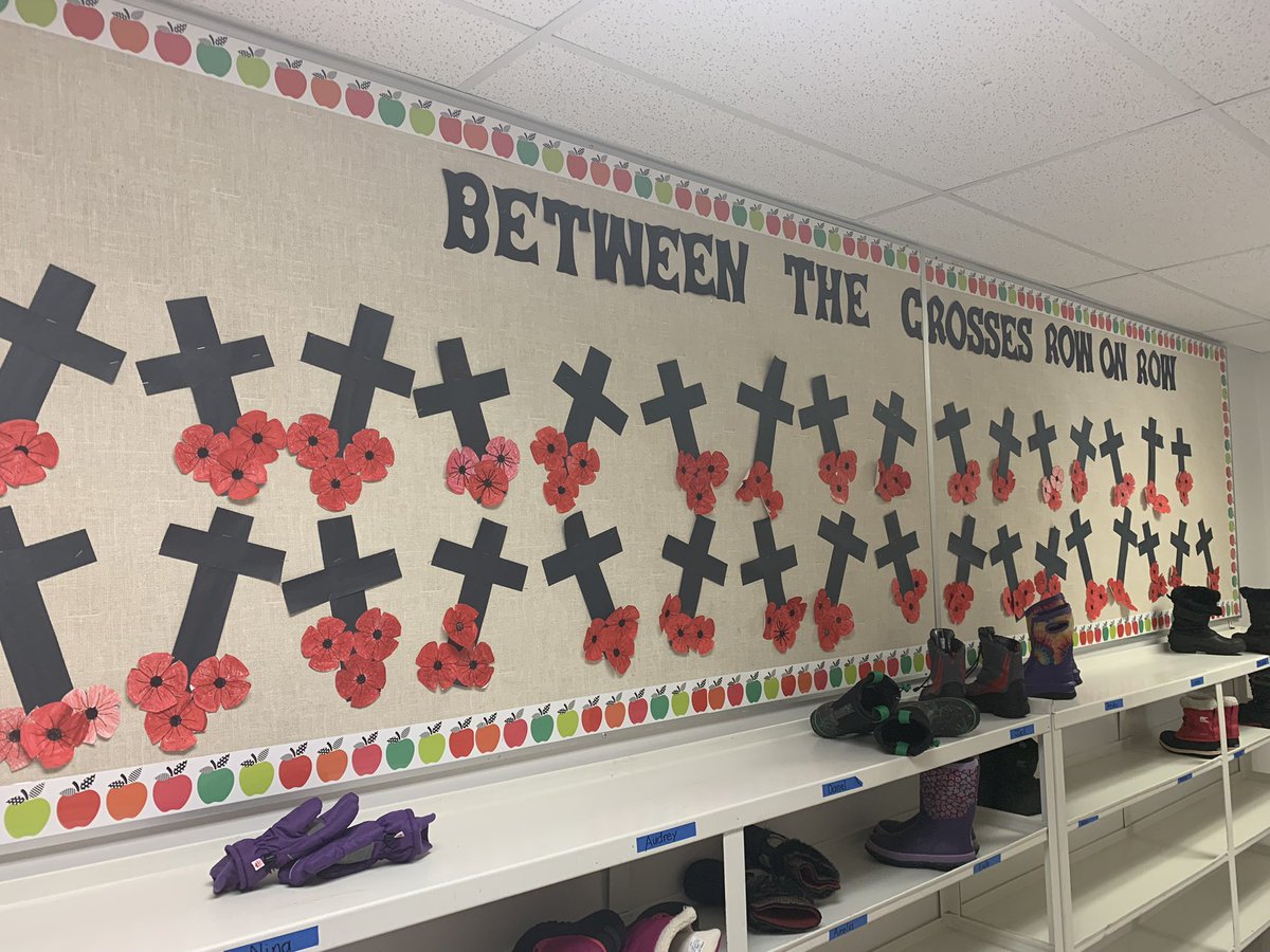 stjamesCCSD's tweet photo. BFG’s today focused on taking the time to remember and honour all our Canadian service people.  #apittanceoftime https://t.co/jTnqGGcSe1
