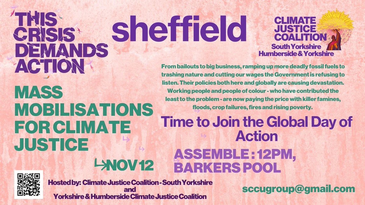 Looking forward to speaking at the Sheffield #COP27 Global Day of Action event as part of my role as Chair of @unisontheunion Policy committee.#climatejustice #massmobilistion #sheffield