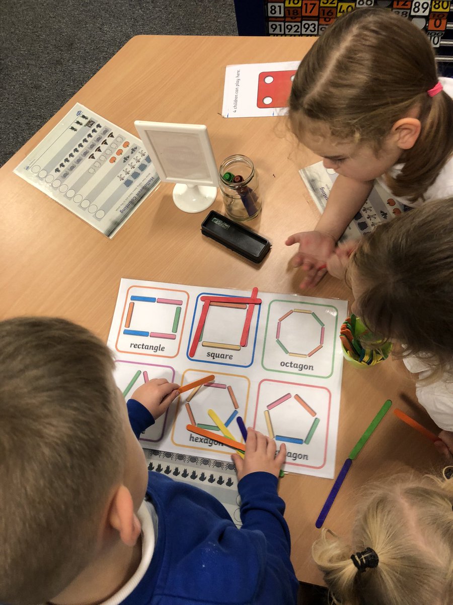 Cuiken_Primary's tweet photo. P1 made 2D shapes with the correct properties out of lolly sticks today! Very impressed with their hard work and enthusiasm 💙 https://t.co/5LsA98Drs9