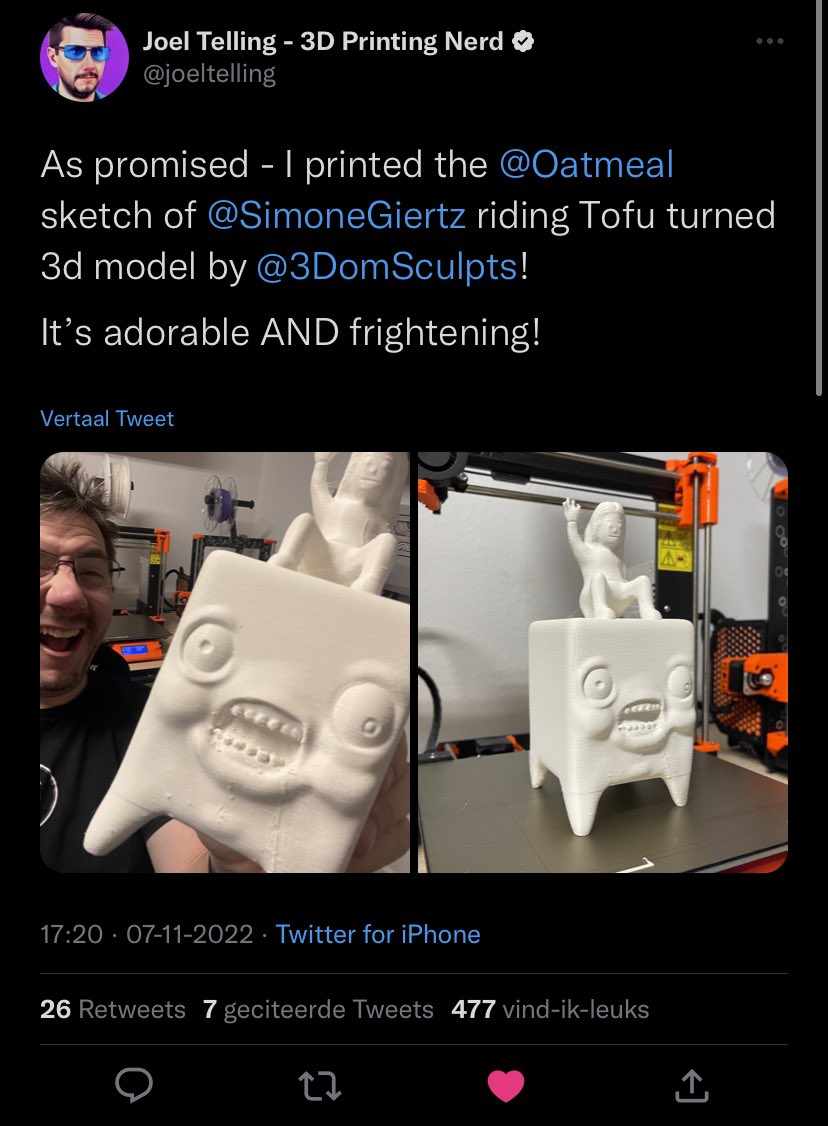 Please don’t ruin twitter <a href="/elonmusk/">Elon Musk</a> 
<a href="/joeltelling/">Joel Telling - 3D Printing Nerd ✋</a>