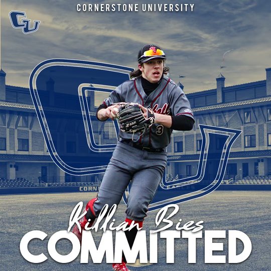 I am both excited and blessed to announce that I will be furthering my academic and athletic career at Cornerstone University. I would like to thank all my family, friends, coaches and mentors who have helped to support me and mold me into the person I am today! #TogetherweSOAR