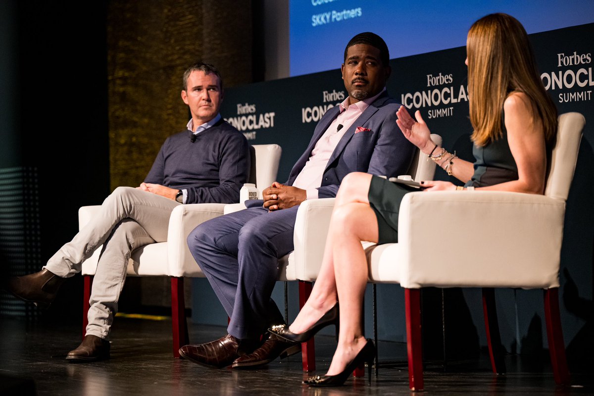 SKKYPartners's tweet image. &quot;Our goal is to infuse that same mentality of equity value creation, disrupting industries through new brands and businesses and really helping to empower entrepreneurs.&quot;
 
Our Founder Jay Sammons, speaks at the #ForbesIconoclast Summit.