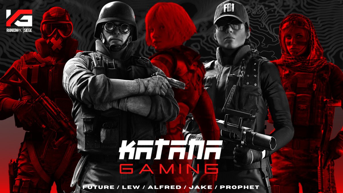 joinKatana's tweet image. 🚨Announcement🚨

Katana Gaming's R6S team 🔥

Captain👑: @LKComps_ 
@Alfred_R6 
@MalawiFPS 
@Future_5k 
@WhoIsProphet 

This team is already smashing the #talentleague Big things to come with this team!

#KatanaArmy
#AllAboutTheGamers
#RainbowsSixSiege