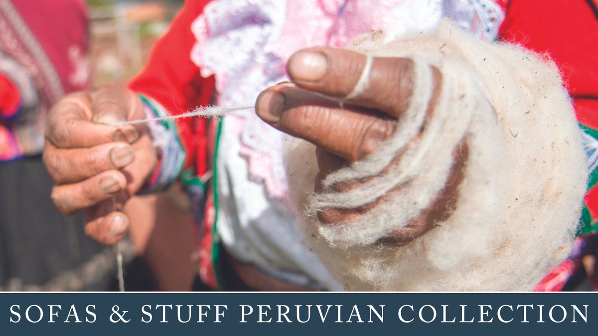Experts in all things textiles, @selvedgemag have been instrumental in introducing us to the weaving communities in Peru.

They told us that as well as back strap weaving, there's one other textile construction technique is Peru famous for. Do you know what it is?

#SofasAndStuff