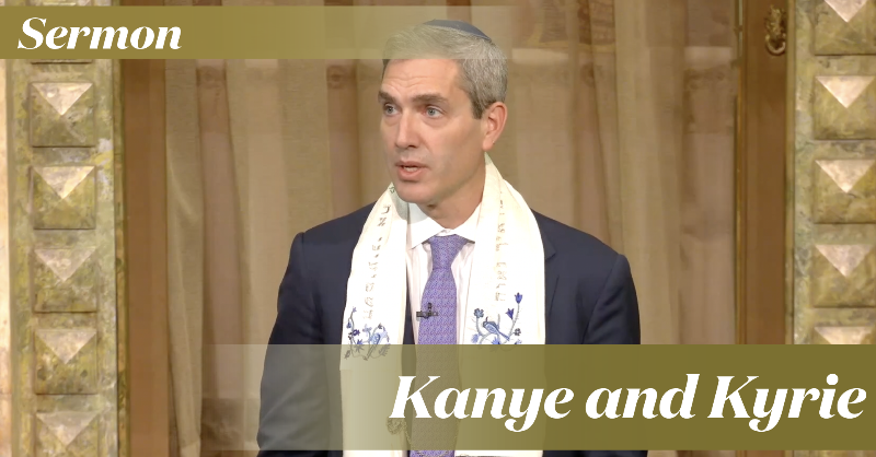 ParkAvenueSyn's tweet photo. Why should we care about the antisemitic tweets from #Kanye, #Kyrie, and others? Rabbi Cosgrove explains that hate-filled rhetoric always leads to violence and calls on us to fight #antisemitism by every means we have available.

#pasyn #sermon #abraham