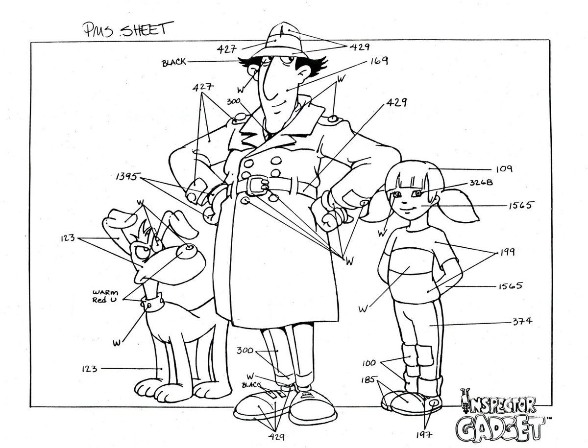 Inspector Gadget Model Sheet | My XXX Hot Girl