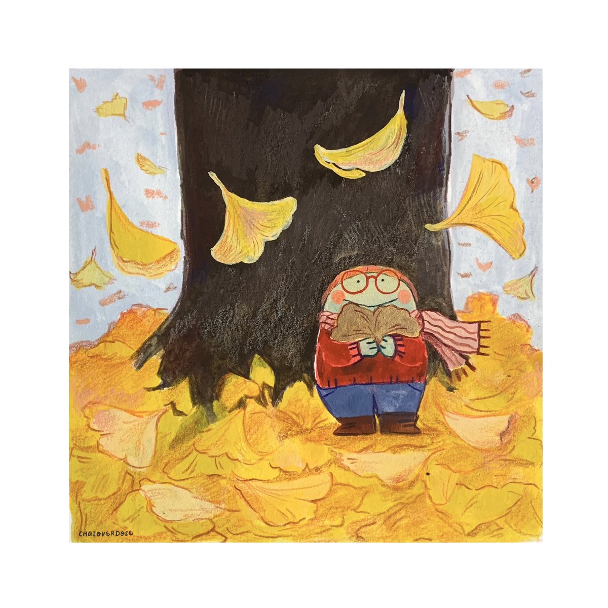 Hi #artistsontwitter 
I love to draw cute critters in cozy scenes ✨