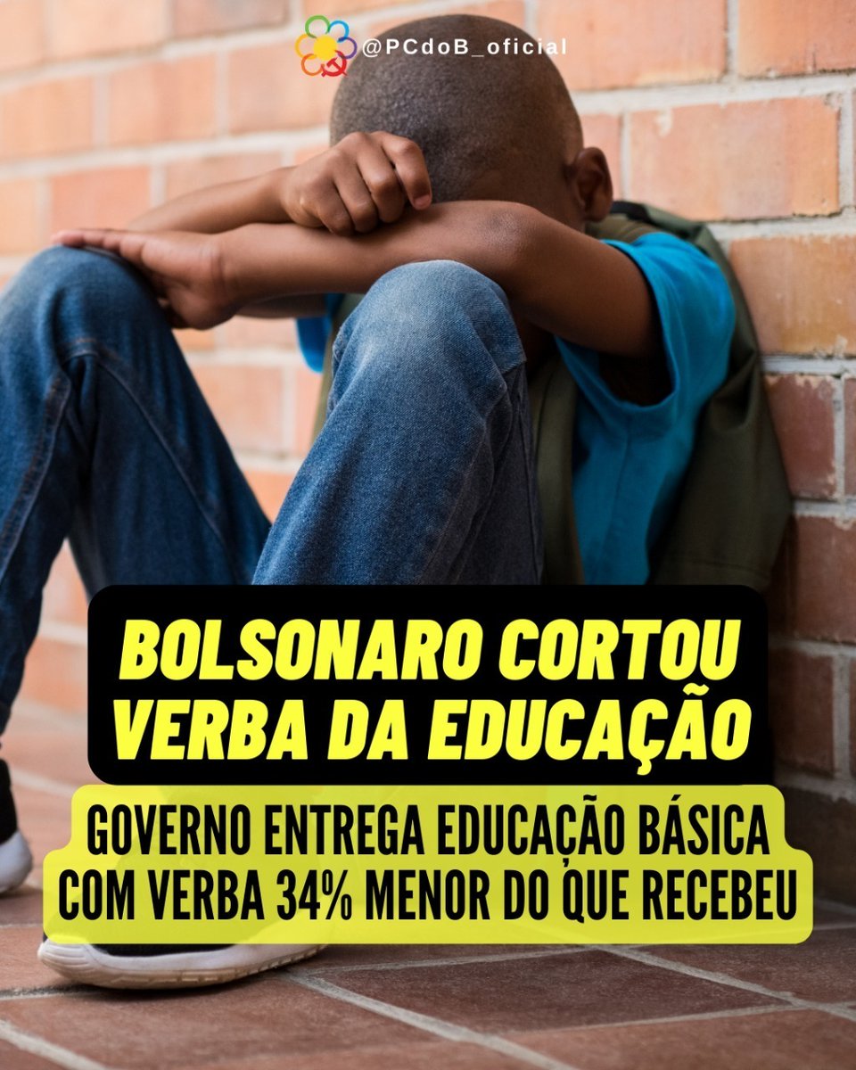 pcdob_oficial's tweet photo. Não era o mesmo desgoverno que falava de priorizar a educação...🤨🤦♂
.
.
#ForaBolsonaro #oBrasilPiorou https://t.co/sNq8ecBY36