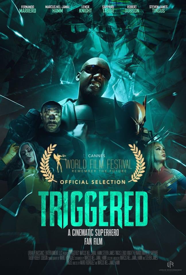 StevenJTingus's tweet photo. Our first official Film Festival selection for “Triggered, a Cinematic Superhero Fan Film” is with @CannesWorldFilm Festival and we couldn't be more excited!
@UrbanRenaissan4 
🙏🏽🎬💪🏾♿️👏👏👏 https://t.co/Gl38NkEsXB
