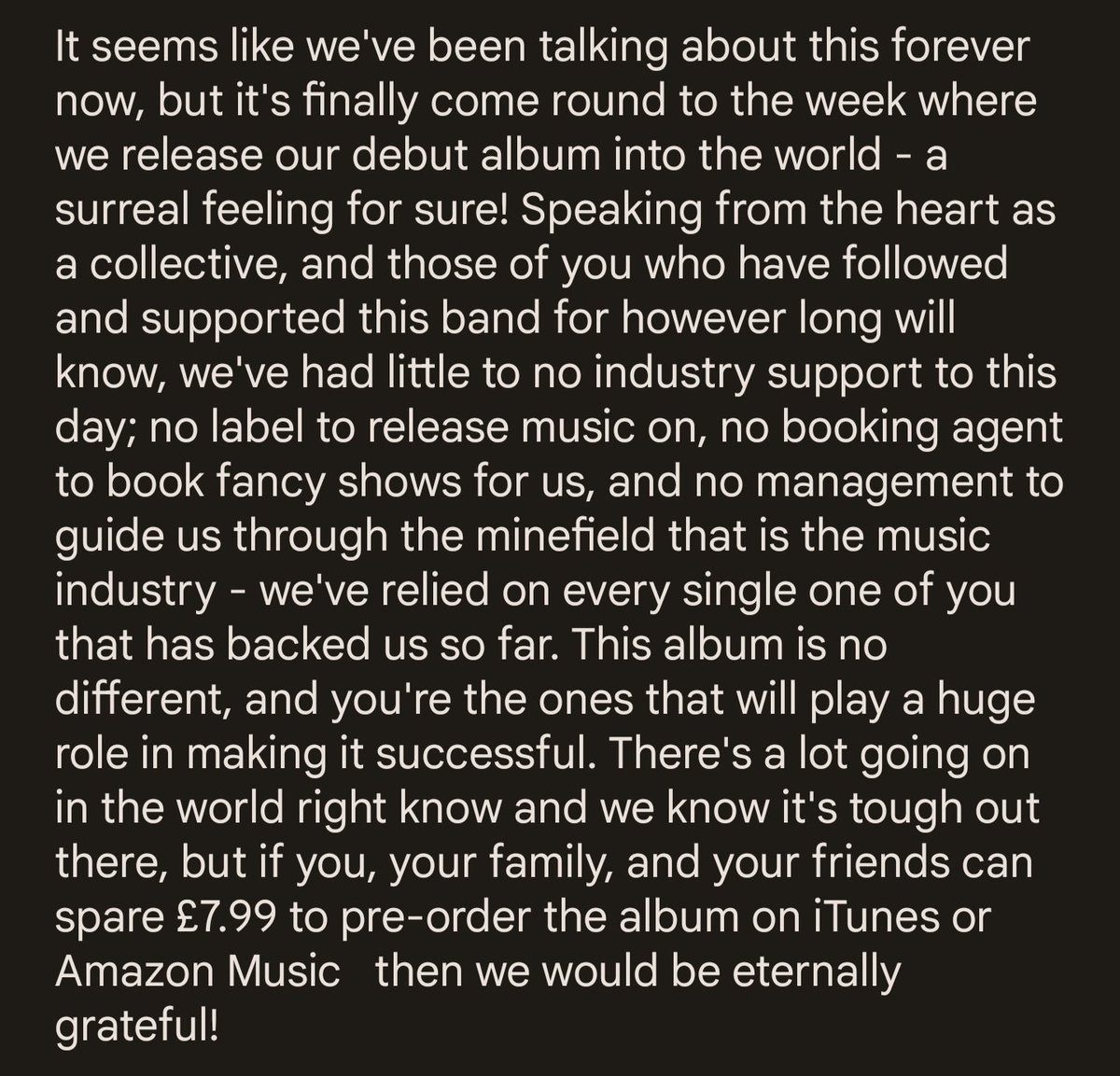 melloruk's tweet photo. A message from the heart ❤️

Pre-order here: https://t.co/HEYttUKSmS

Gary, Sam, Kris &amp; Josh x https://t.co/kRu2hDbzwO
