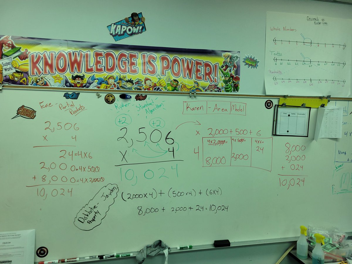 My students made me a very #proudteacher with our #numbertalk. Take a look at the great work we have going on over here with our 4th graders at Genoa!  #GenoaOwls #PISDESMath #PISDMathChat