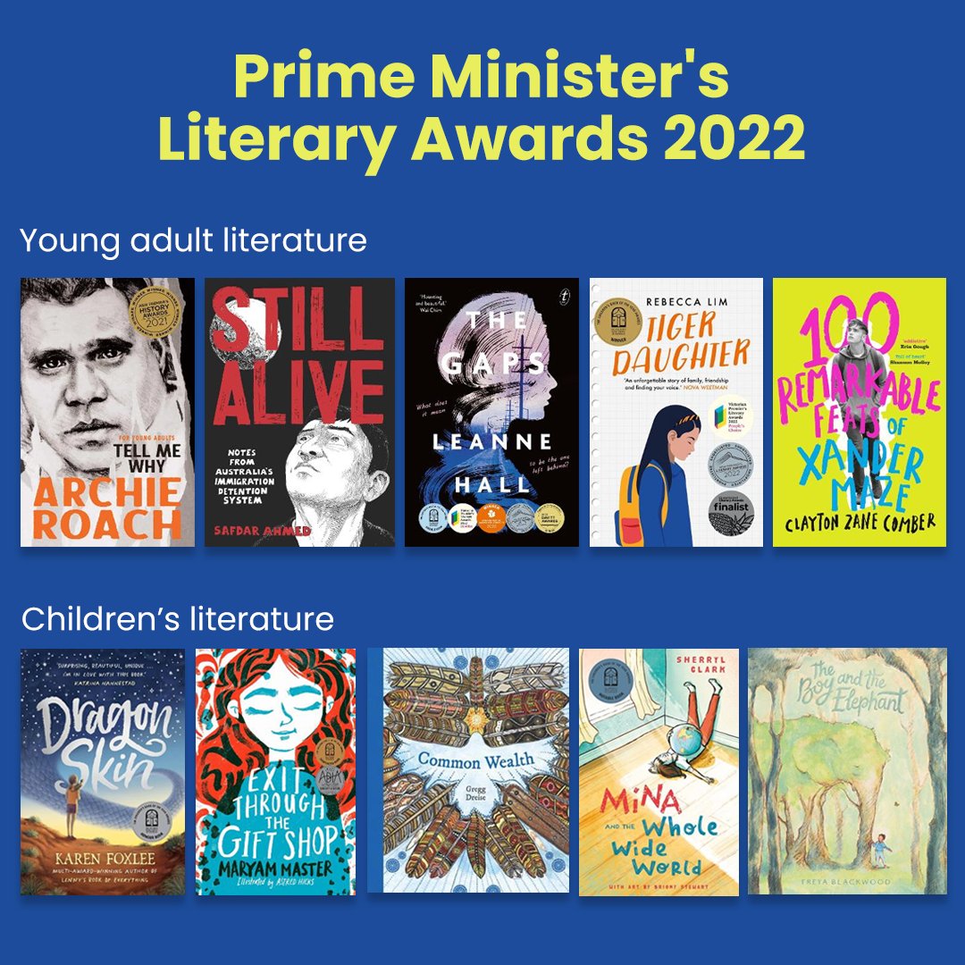 The #PMLitAwards shortlist has been announced for 2022! 📚👏🎉
Congratulations to all authors, illustrators and publishers shortlisted for this year’s Awards.
Australian Schools can view shortlisted young adult and children’s literature here: bit.ly/3tfPdFP