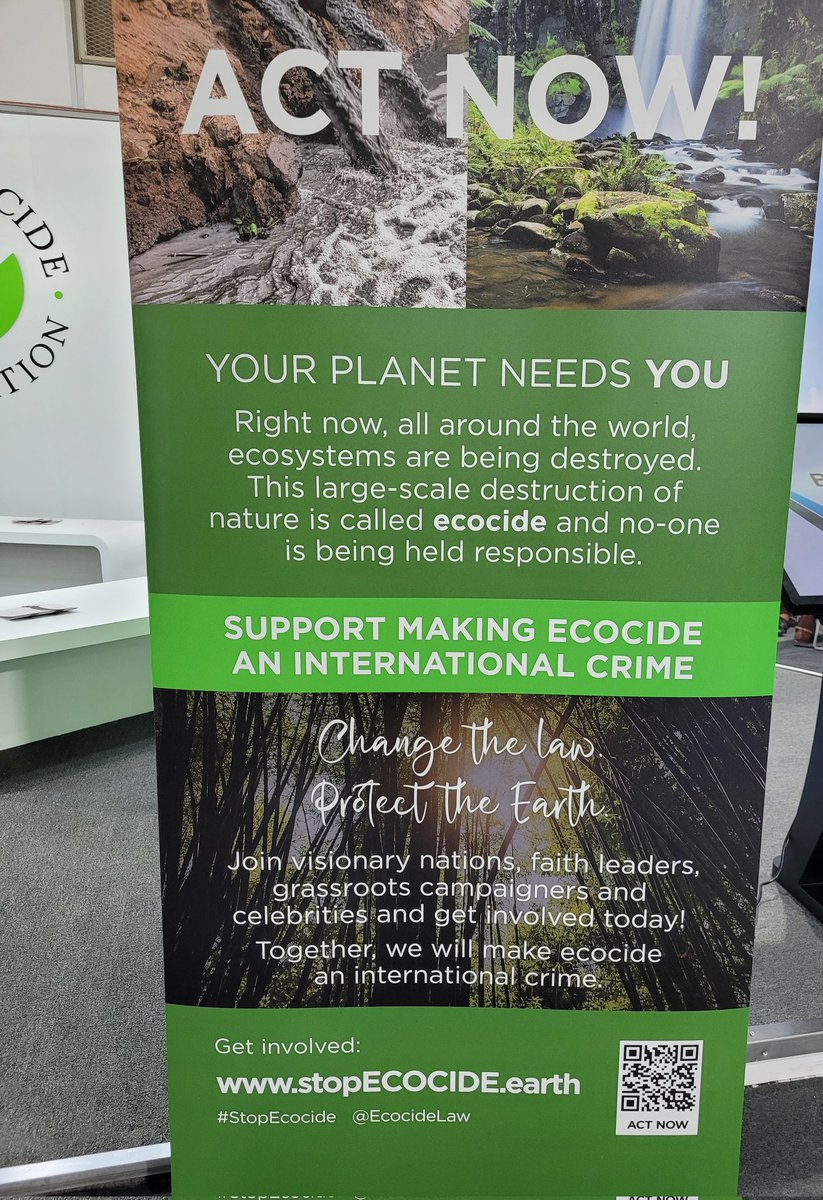 edanchin's tweet photo. I fully support this crucial initiative: if we want things to really change we must support international laws pinishing Ecocides or Crimes against the planet #COP27
Please sign their position paper and RT
https://t.co/f2e4ffwcim https://t.co/Gxkmriu4IX