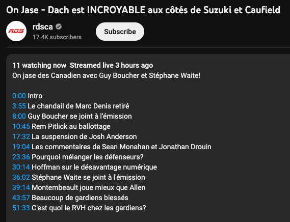 FollowDiaXis's tweet photo. @MartinLemay Bon apres midi! je sais pas qui décide des titres des épisodes de onjase mais ca serais le fun que ca représente au moins un des sujets discuter. Aujourd'hui: "Dach est INCROYABLE aux côtés de Suzuki et Caufield" Vous avez pas parler de Dach du tout.. https://t.co/plC1zqdKV0