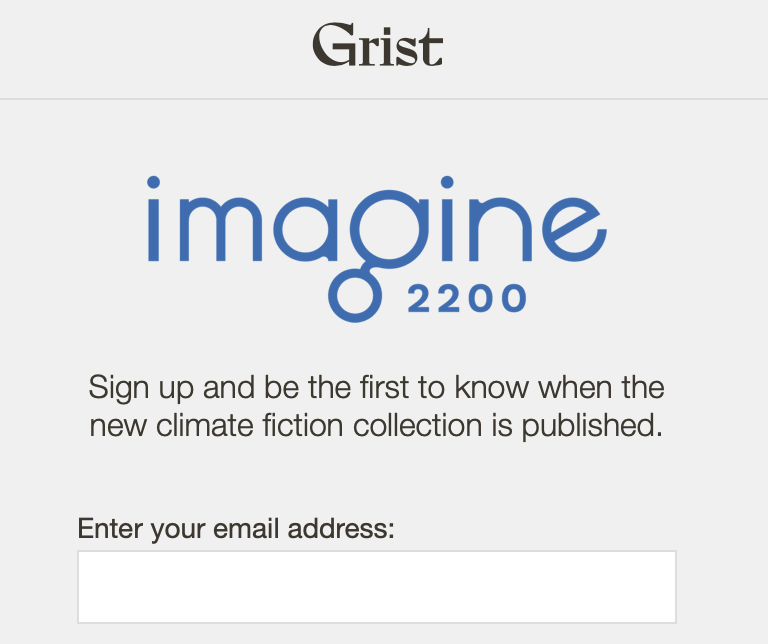 I thought it wasn't possible Twitter would crash, but now I'm not so sure. 

#Imagine2200, the #climatefiction / #solarpunk initiative mainly uses Twitter to connect with you all. 

Sign up for email alerts so we have another way to connect with you all. bit.ly/3FHCljk