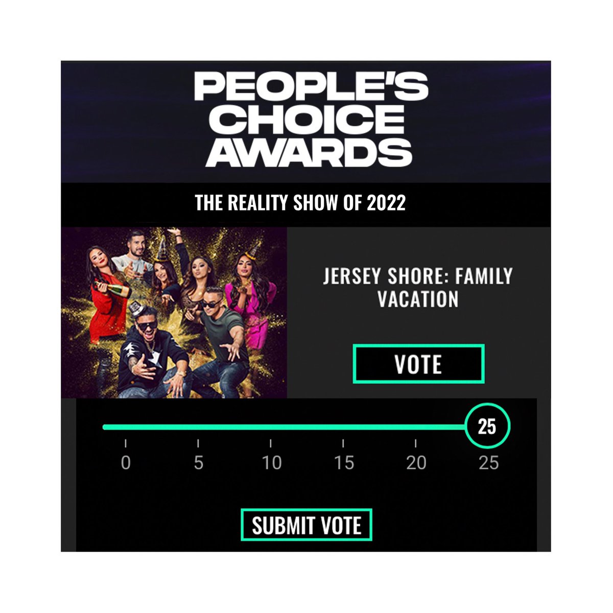ItsTheSituation's tweet photo. Vote #MikeTheSituation for #RealityTvStar #PCAs ‼️🔥
https://t.co/xmLvd933n3
Vote #JSFamilyVacation for the #PACs #TheRealityShow of 2022 ‼️💪🏻
https://t.co/gJGa4OVYoe https://t.co/oo6vQAzD0j