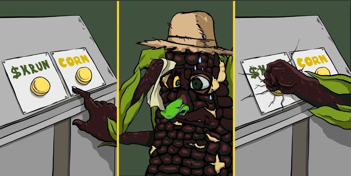 KingQNFT's tweet photo. @slushygmi @cryptobloke_eth @corntownwtf @slushygmi been low key following u for a hot minute...welcome to the fam buddy!
🤙🏾☮️🌽🍿#lfg #wnagmi #corntownwtf #weouthere #krun #cornified #feelincorny #cornish #popkrun #crowgang #royalkrun #dontforkmebro #multiplier #kruntoken #iykyk https://t.co/mCGEr4BIpo