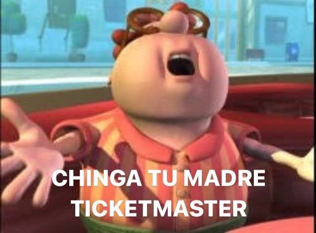 IslasCookie's tweet photo. Yo casa que veo que ticketmaster es tendencia y ni se porque https://t.co/9bBObIKFA7