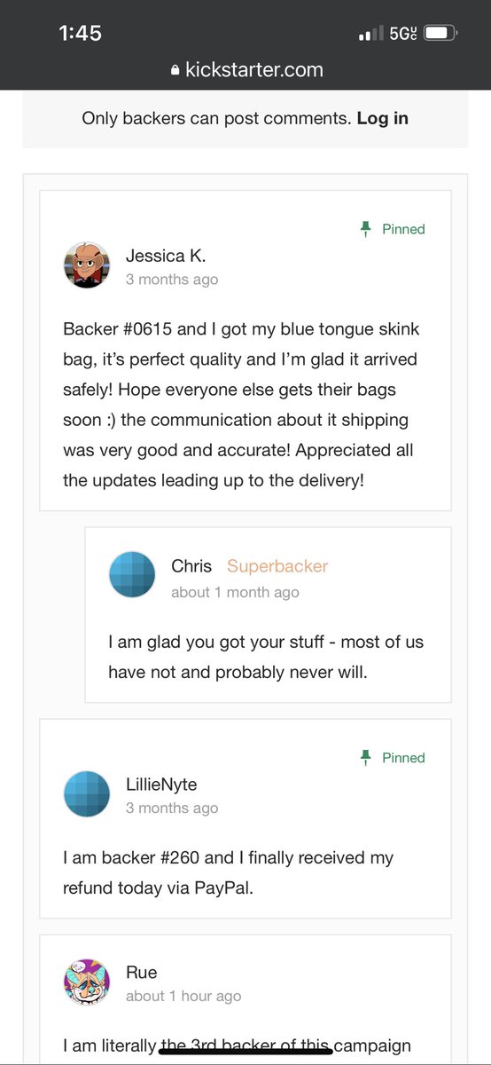 BananaExposing's tweet photo. So there’s been a little bit of activity from Margaret- pinning positive comments and ignoring negative comments, as usual. There are now suspicions that Lily has been fired, too. @TeraTigerStudio COME CLEAN ALREADY. WE ARE DONE ASKING. WE ARE DEMANDING. https://t.co/96HeeKIVHE