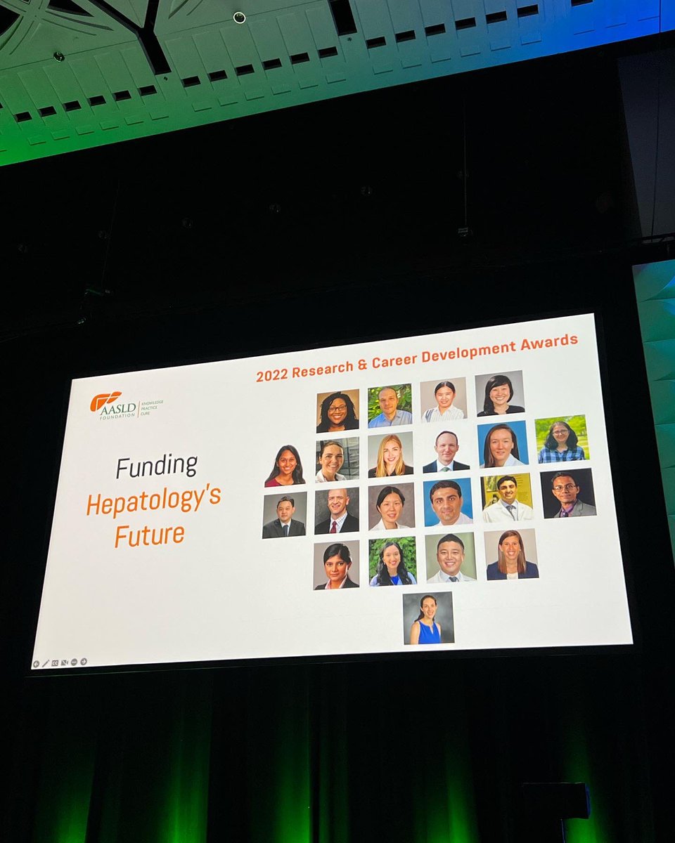 Huge Congratulations to all our awardees! The future of #hepatology is in good hands. #TLM22