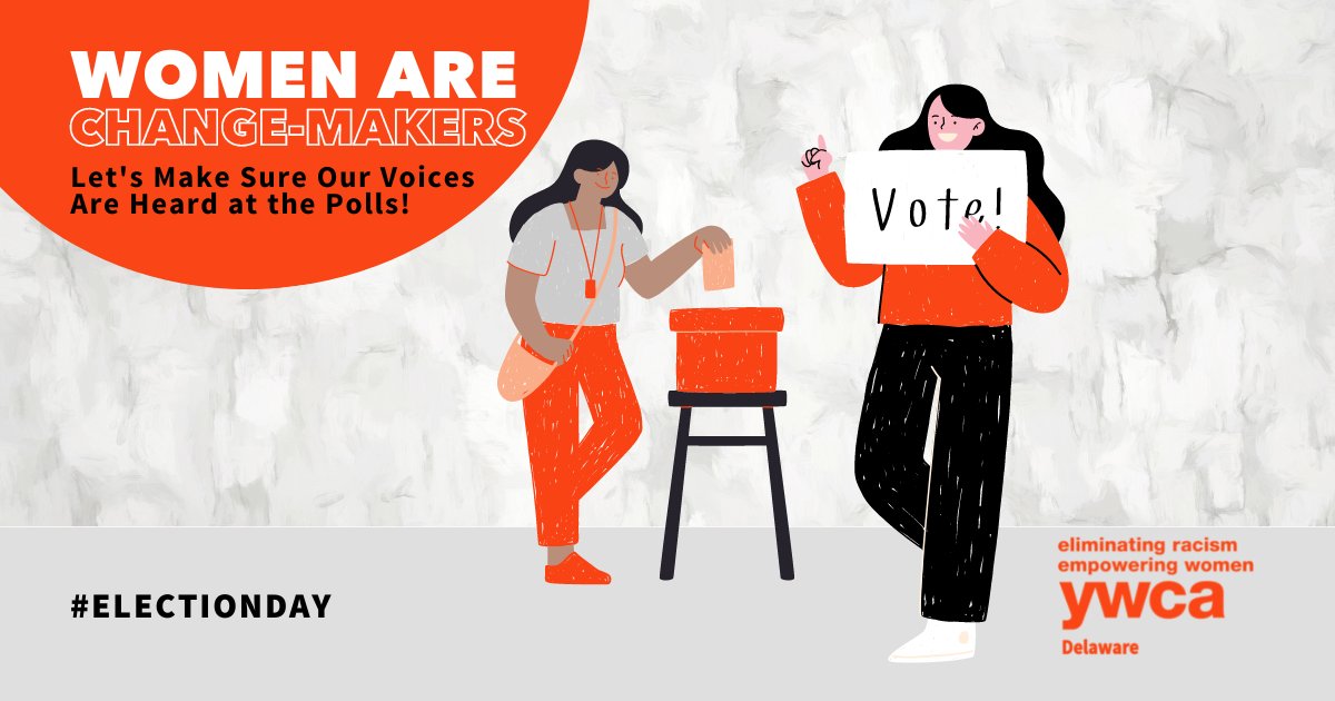 ywcade's tweet photo. Today is the midterm election! Polls are open from 7 a.m. until 8 p.m. Visit https://t.co/mLrL53CFgd to find your polling place and sample ballot.
#electionday #midtermelection #delaware #vote #democracy #GOTV #RSJ #vote #YWomenVote #ywcade https://t.co/qFl78M95tc