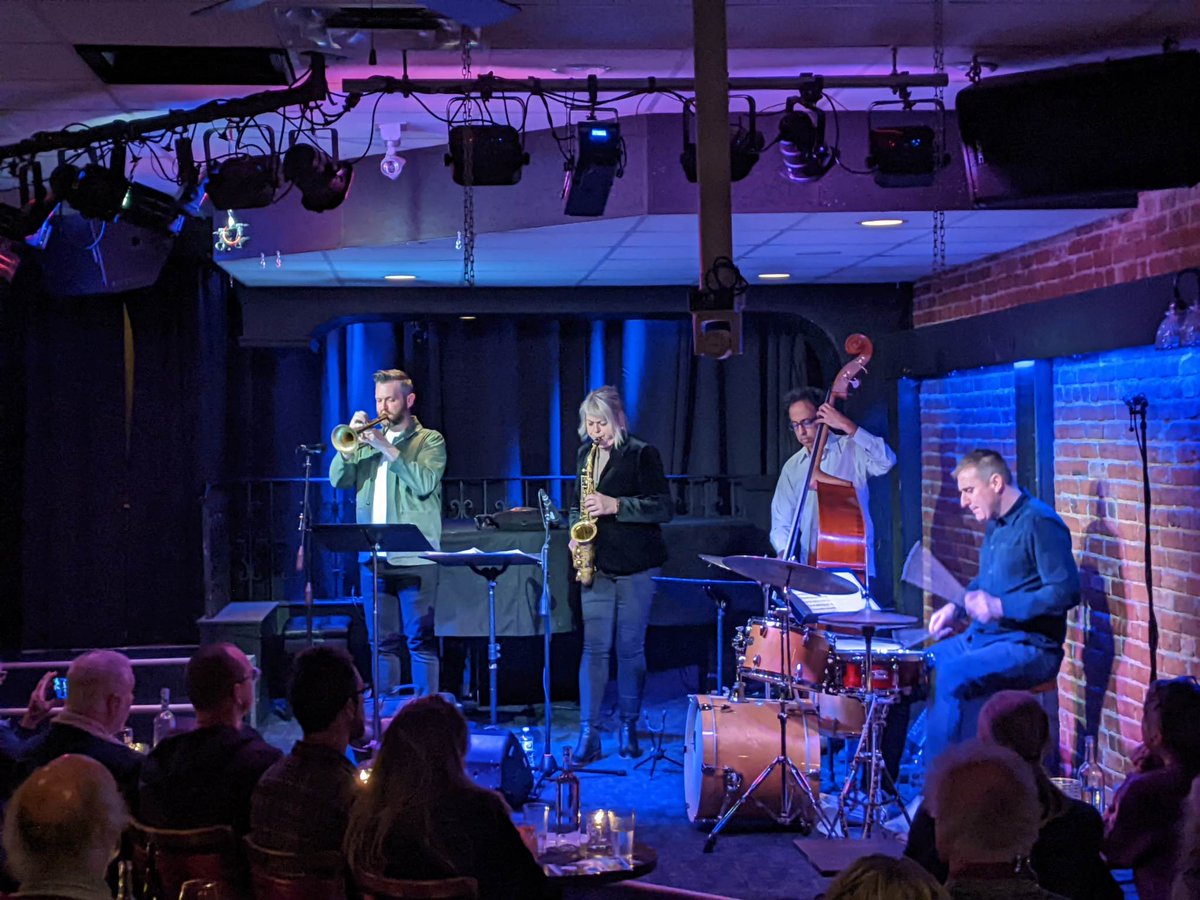 Excellent show by CODE Quartet Sat. Nov 5 at Hermann's Jazz Club! Missed it? Don't worry, we have one more 2022 show on Nov. 23: Samantha Martin &amp; Delta Sugar <a href="/rootsnroll/">Samantha Martin & Delta Sugar</a> + Steve Marriner at Hermann's Upstairs. And more TBA soon! Jazzvictoria.ca for details! #yyjmusic
