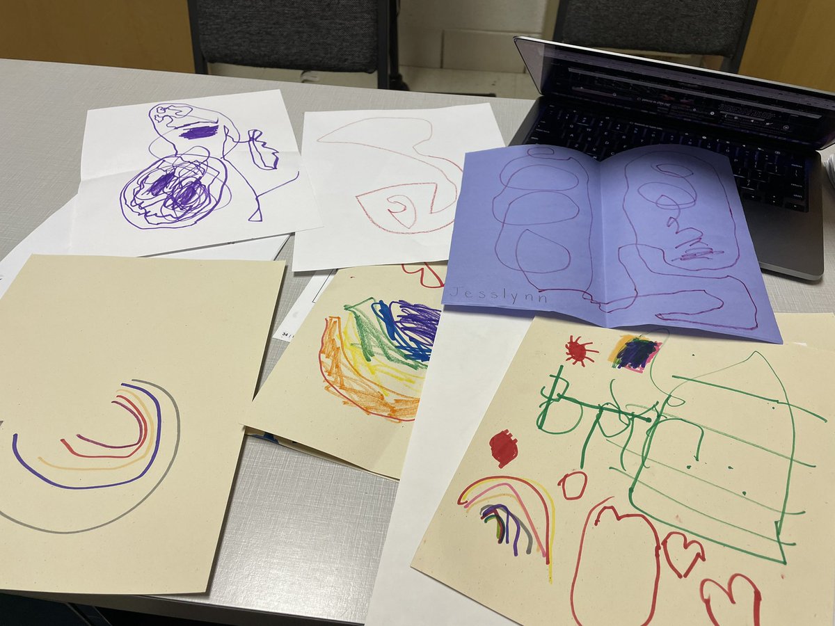 bryanpaulson41's tweet photo. Received an awesome present from our preschoolers today. Hand made art from them. It’s little gifts like this that helps us remind us of our “Why”. Love our students. #spaldingcatholicrocks https://t.co/YwuydMGvVp