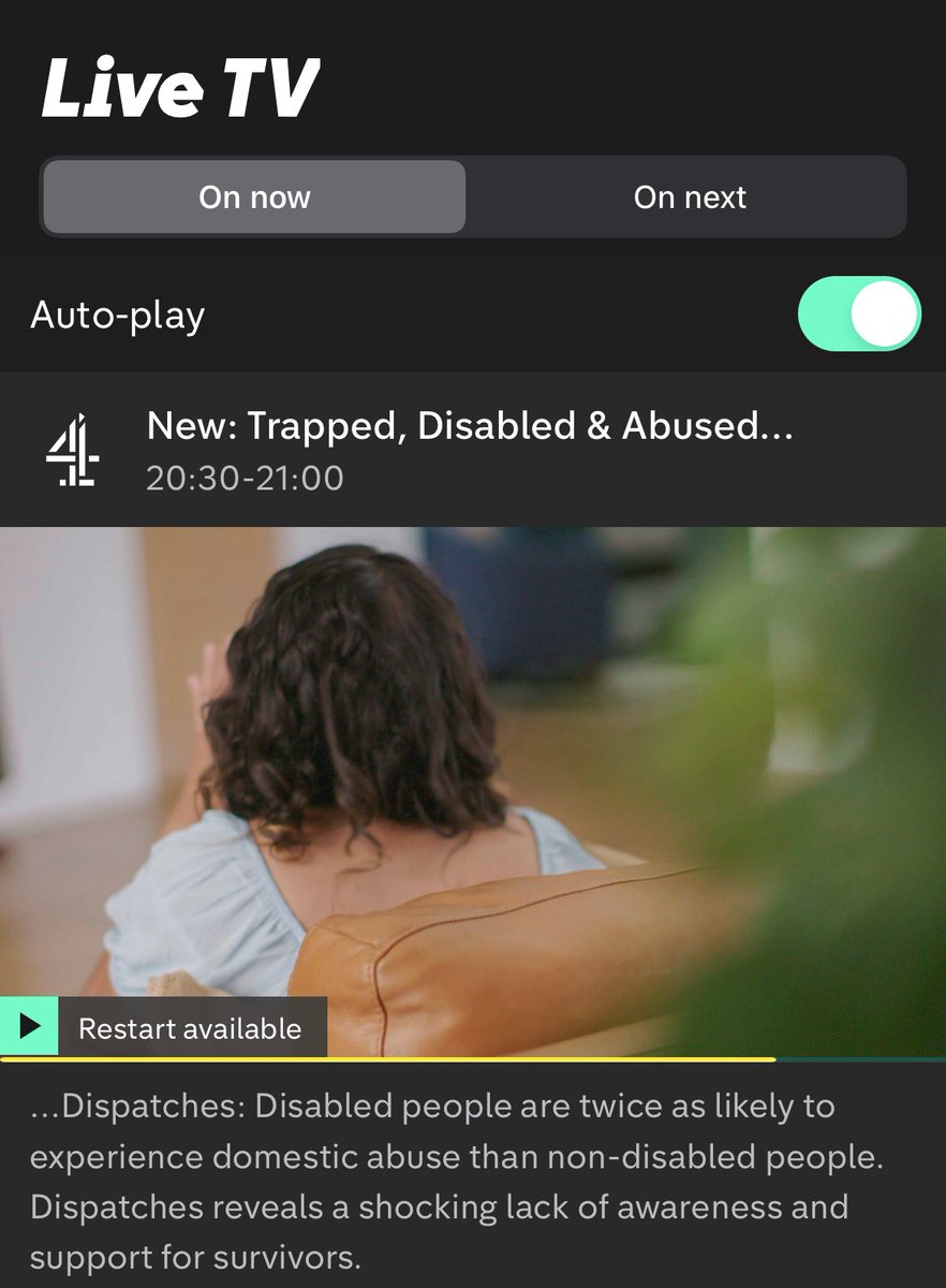 Watching #Dispatches “Trapped, Disabled & Abused” I’m feeling extremely anxious and proud, but more than anything I’m grateful to the team at @Channel4 and @CandourTV who gave this important subject the attention it needs. @louisa_compton Thank you for watching.