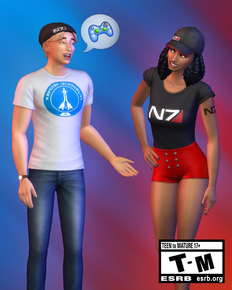 masseffect's tweet photo. Sul sul Normandy crew! On November 17, you can pick up Mass Effect gear in The Sims 4 for free. #N7Day https://t.co/dSGIVgvRfv