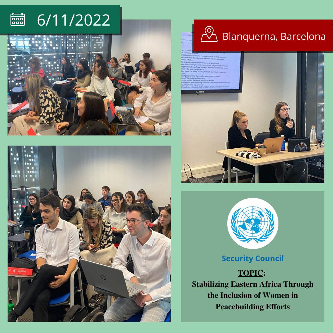 UNANIMUN's tweet photo. 🥳This past Saturday 6th of November, UNANIMUN and UNYA celebrated a joint MUN stage in Barcelona.

☺️From UNANIMUN we thank our partner UNYA for receiving us and for the lovely exchange resulting from this shared experience. https://t.co/sPHjTKvNVe