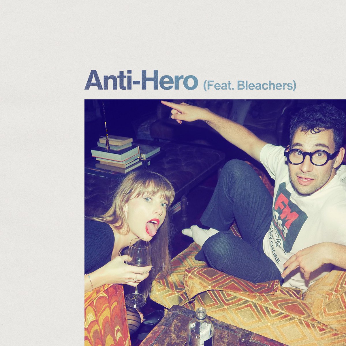 Jack’s version of ‘sexy baby’ is ‘art bro’ and we sincerely hope it confuses just as many people. Download Anti Hero featuring @bleachersmusic now at store.taylorswift.com