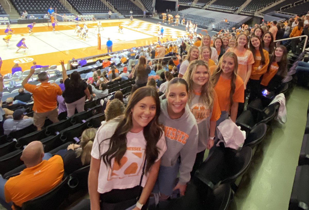 We officially ended our season this weekend with a dinner <a href="/calhouns/">Calhoun’s 🐷</a> and <a href="/Vol_VBall/">Tennessee Volleyball</a> game! It’s been such a fun season with the best girls in the world. We love our Seniors and wish them the best. We are so proud of you all. Can’t wait to be back in the gym working on next season!!
