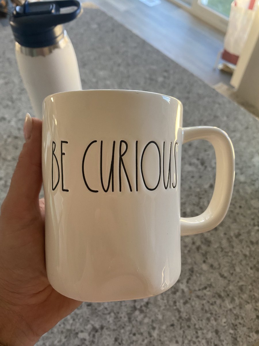 When Rae Dunn is your favorite potter and you are also super committed to your school district’s goal of being  “curious, not judgmental” this school year, you combine the two! Facebook marketplace for the win! @Casey_Kosiorek <a href="/DrJeffreyMGreen/">Jeffrey M. Green</a>
