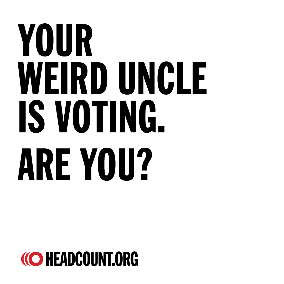 JerryDouglas's tweet image. It's me, your weird Uncle Flux...please vote!

headcount.org