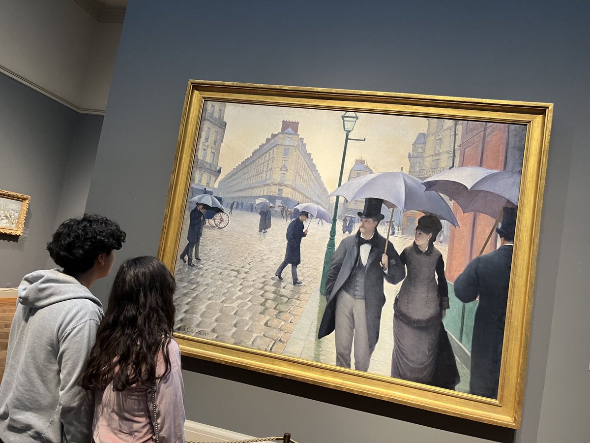 FrenchFrisinger's tweet photo. French students appreciating French Art #GoWO #WOHS https://t.co/OAAfCLNuwk