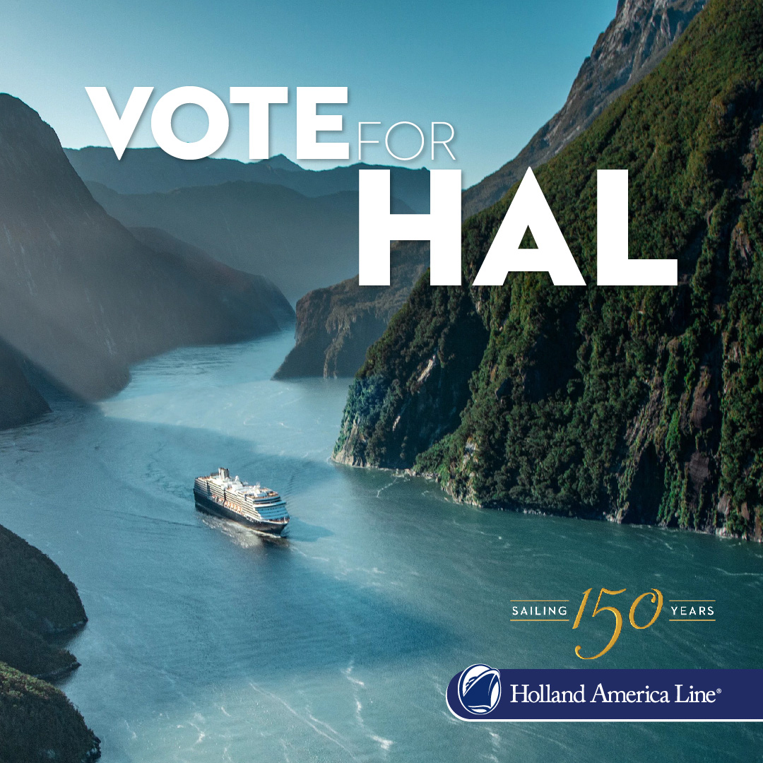We’re thrilled to be nominated for 12 Travel Weekly Readers Choice Awards! Please show your support for Holland America Line by casting a vote in each category before voting closes on Monday, November 21. Thanks for voting! ecs.page.link/ypXe8