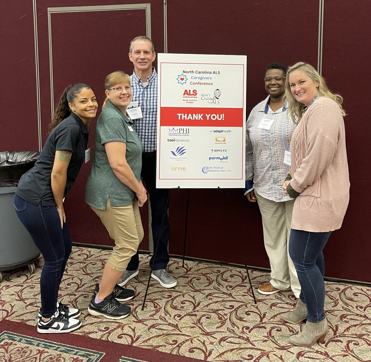 JoeMartinALSFnd's tweet photo. The Joe Martin ALS Foundation Outstanding Caregiving Team! #ALS #JMALSF https://t.co/2RZGyehQw5
