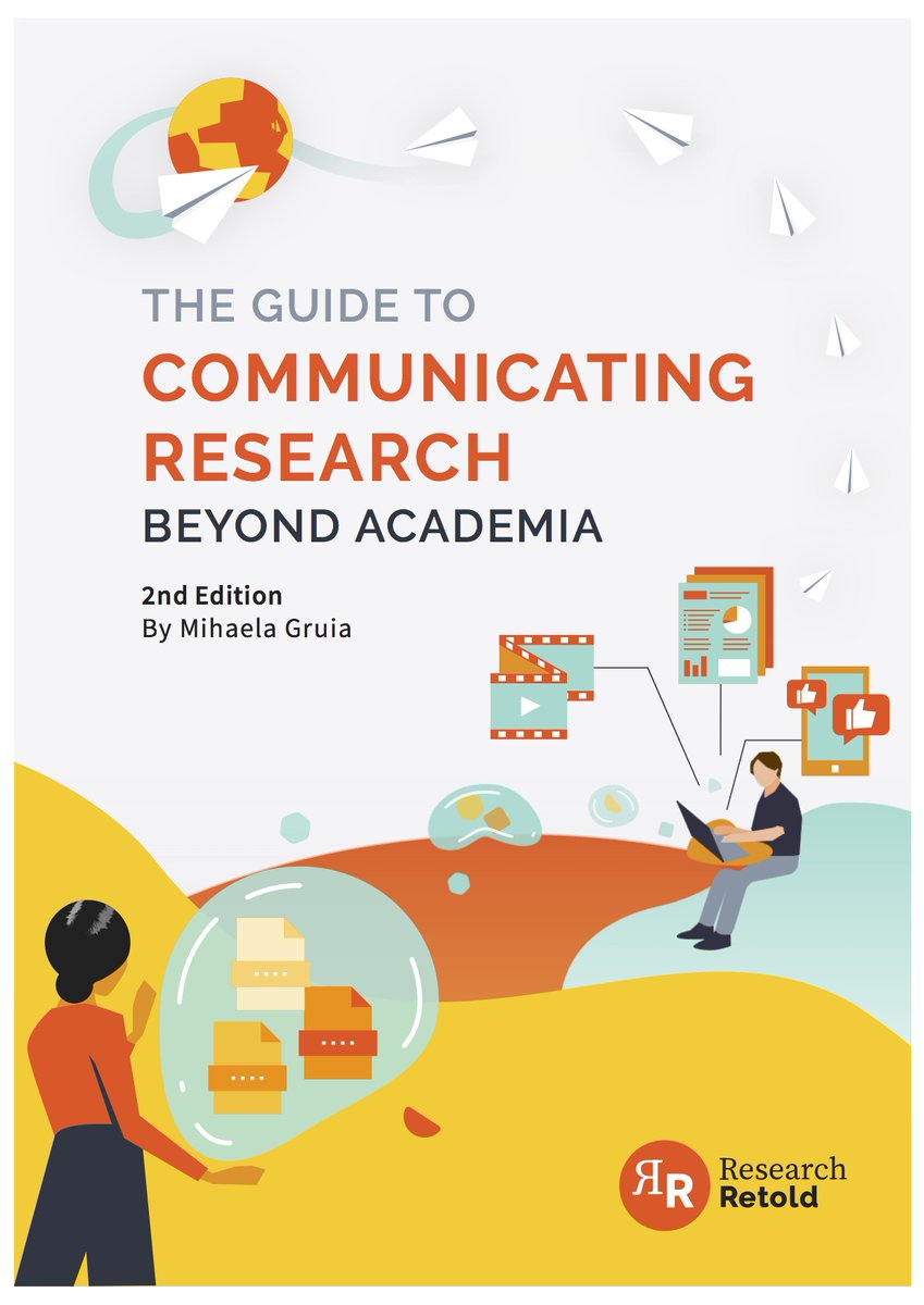 ResearchRetold's tweet photo. Writing for the second edition of our guide is underway - our founder @MihaGruia is doing a focused writing retreat in Bucharest &amp; today we received a design sample of the cover. Exciting! #scicomm #rescomm https://t.co/8PW0UJDplS