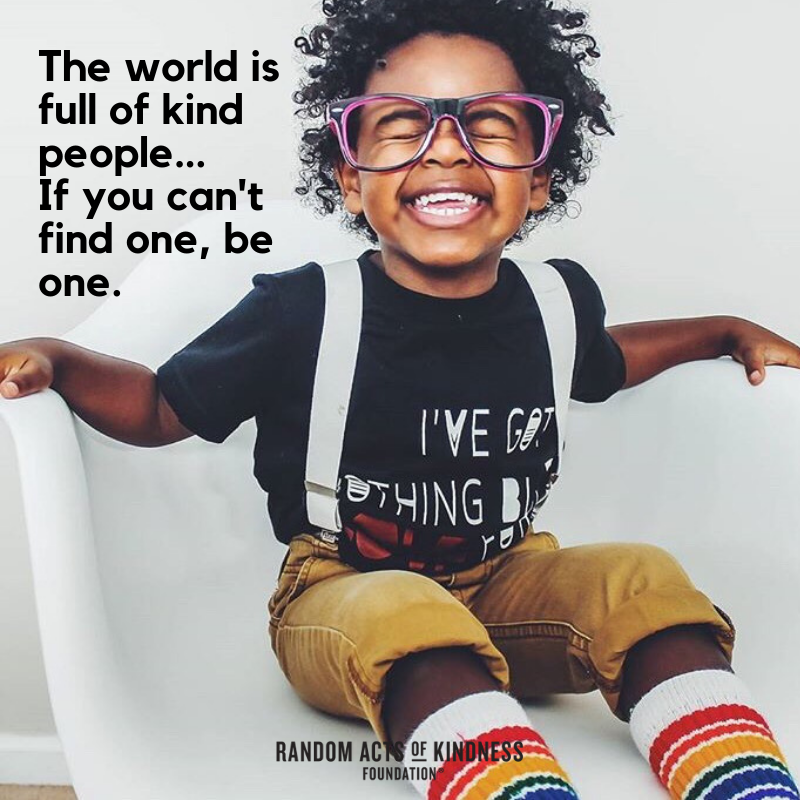 Today is #WorldKindnessDay Kindness starts with one. One smile. One compliment. One cup of coffee. One conversation.