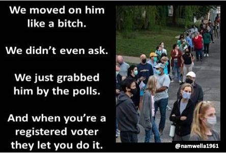 namwella1961's tweet photo. Remember how great it felt when we fired Trump?

Imagine how great it will feel when we fire the Republican party.💙
#VoteBlueTommorrow 
#ProudBlue22 #TruBlue #OurBlueVoice https://t.co/LlCVsUnbQC