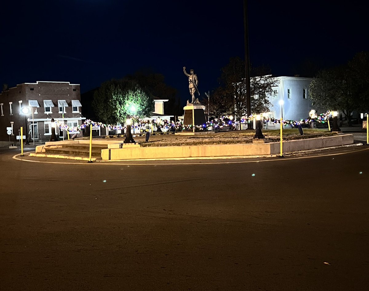 RCCelebrates's tweet photo. It's beginning to look a lot like.... Christmas on the Square! Lights are going up in Jamestown and it's got us thinking about December 2nd! We hope you'll join us right here on the Square for all of the festive fun! https://t.co/OqJrEBxVWf
