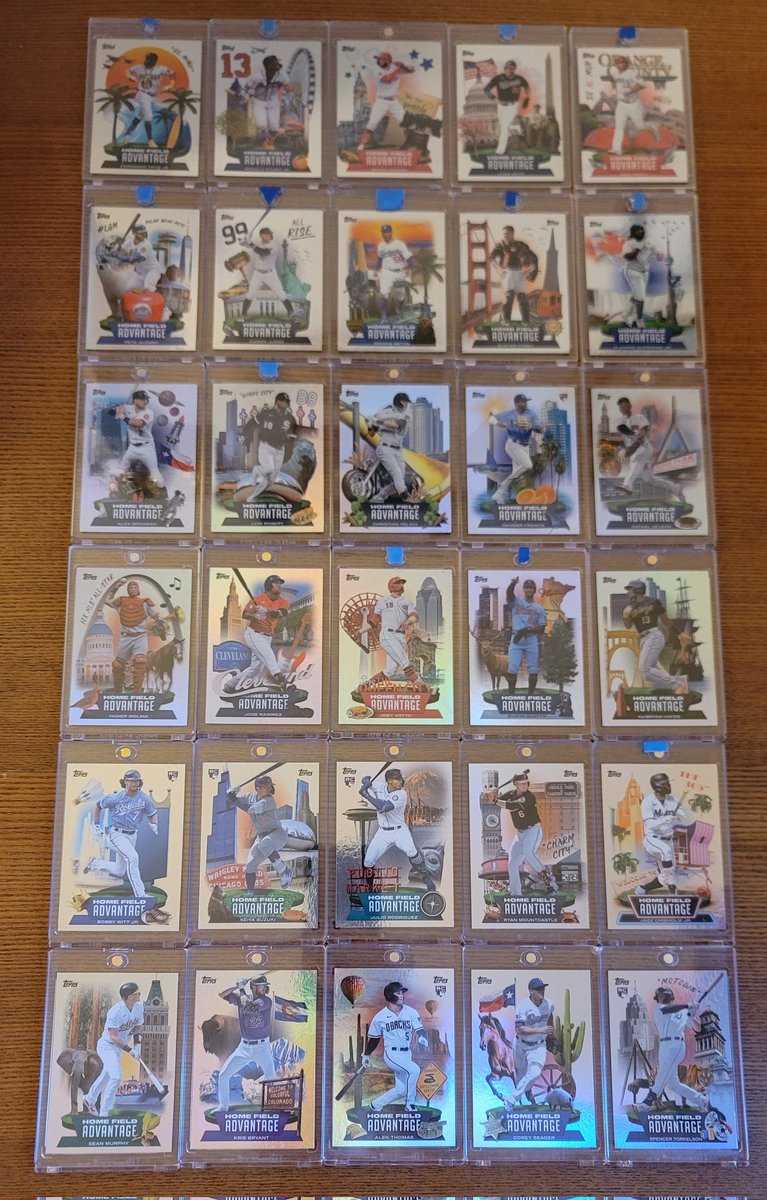 Its done @Topps 2022 Baseball #HomeFieldAdvantage complete set 30/30. 
@CardPurchaser