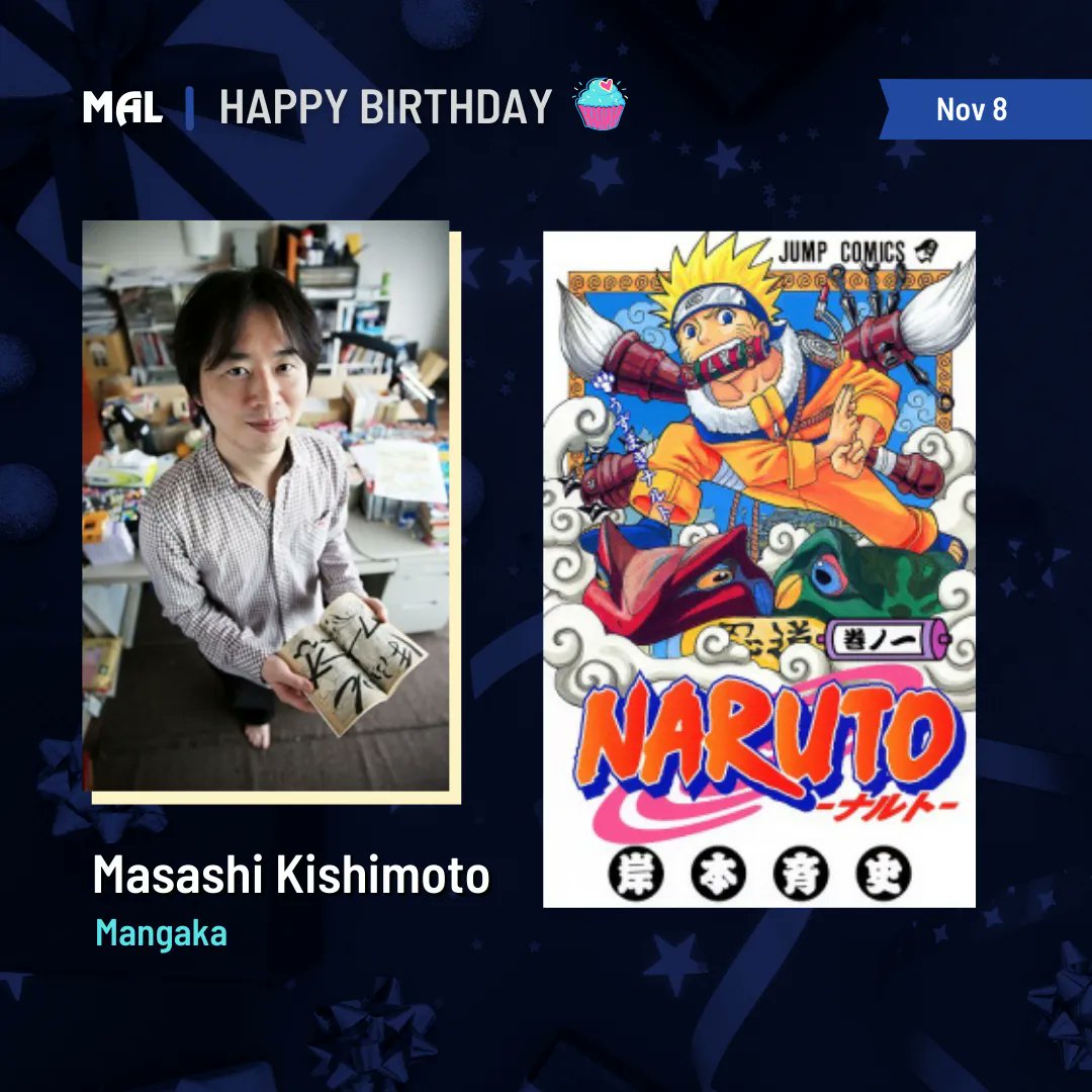 Happy birthday to Masashi Kishimoto! Full profile:  