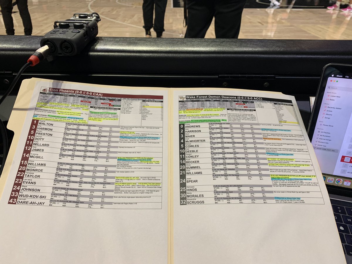 Welcome to Opening Night! <a href="/ElonWBasketball/">Elon Women's Basketball</a> starts their 2022/23 campaign in Winston-Salem against Wake Forest!

Join us at 4:35 with pregame before tipoff at 5 on <a href="/wsoe893/">WSOE 89.3 FM</a>!

📻: bit.ly/3NyHyf8

#PhoenixRising
