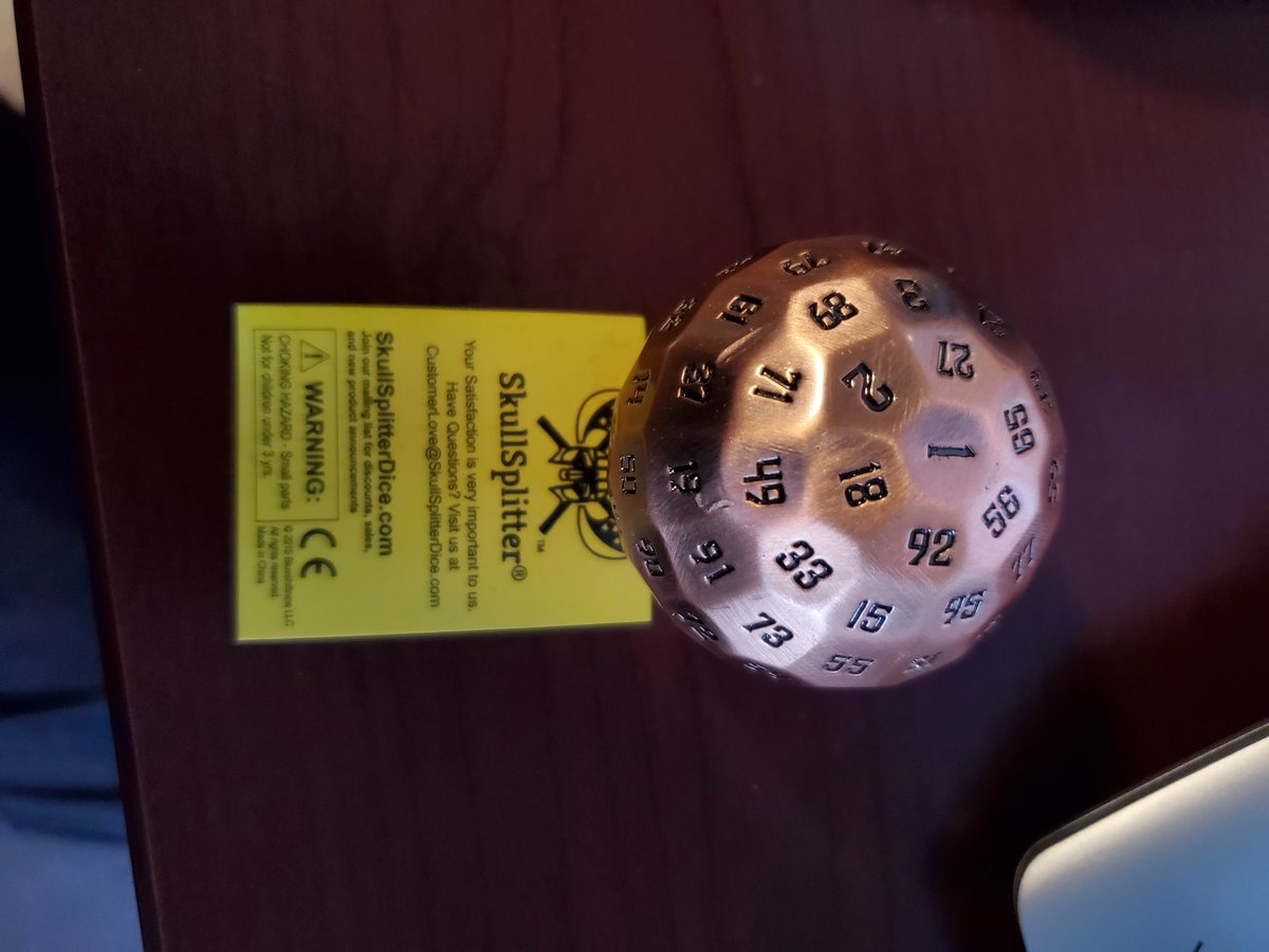 DecHL's tweet photo. @skullsplitterga appreciate the safety warning, but if anyone can lift this thing AND fit it in their mouth and swallow it, they are of creature size large or larger and shouldn't need to worry about them! https://t.co/BFSG37NR2v