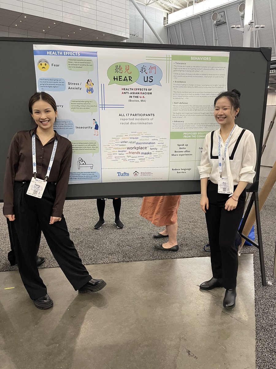 Amazing day of poster presentations at #APHA2022 from <a href="/TuftsPH/">Tufts Public Health</a>